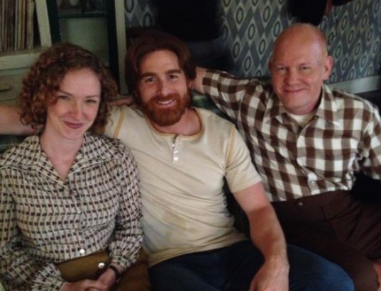 Andrew Santino with his father Anthony and mother Elizabeth